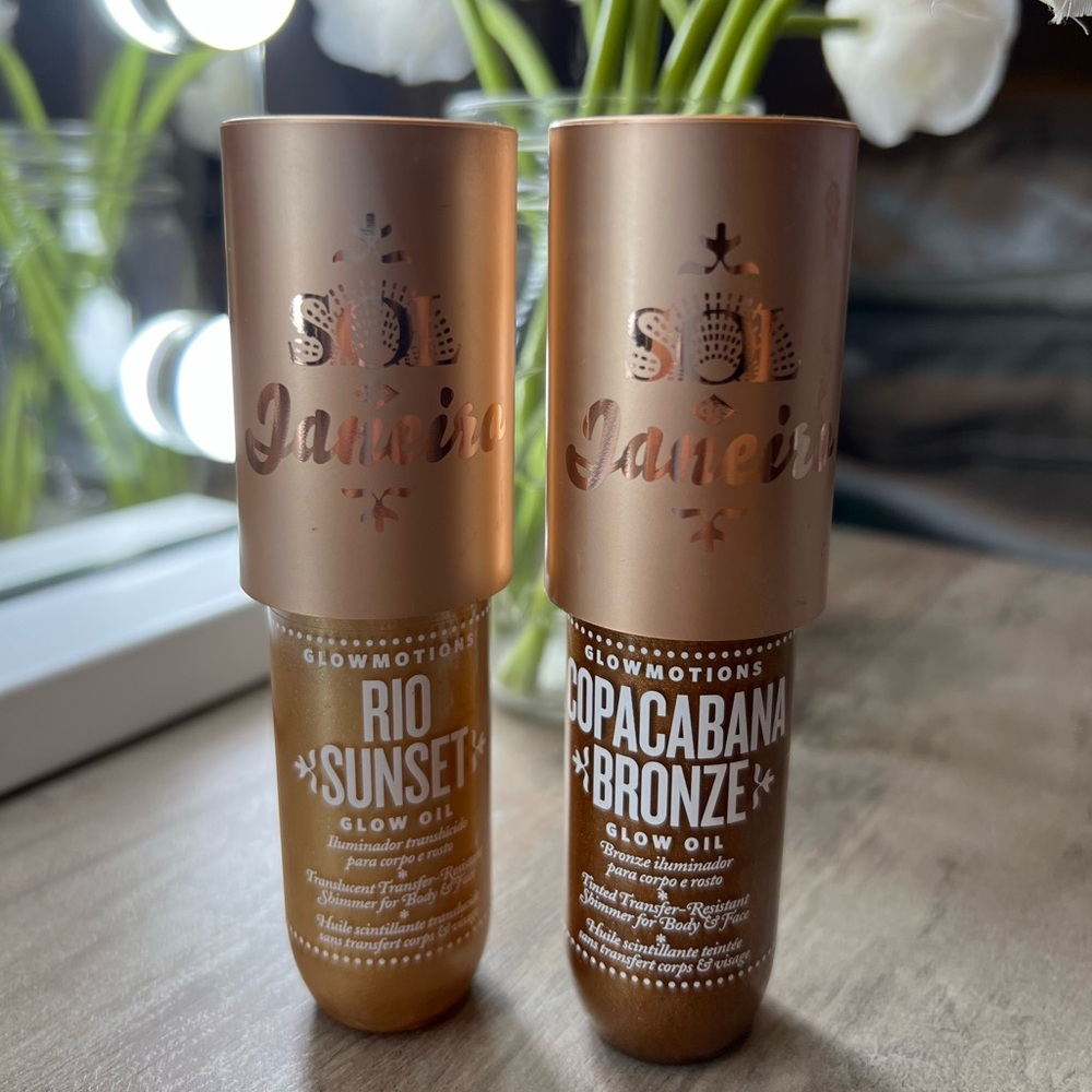 Sol de Janeiro Glow Oil. Rio Sunset & Copacabana Bronze.